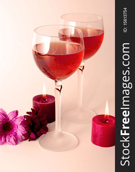 Pink sparkling wine for festive occasions. Pink sparkling wine for festive occasions