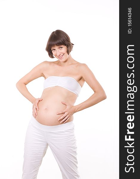 Portrait Of Pregnant Woman