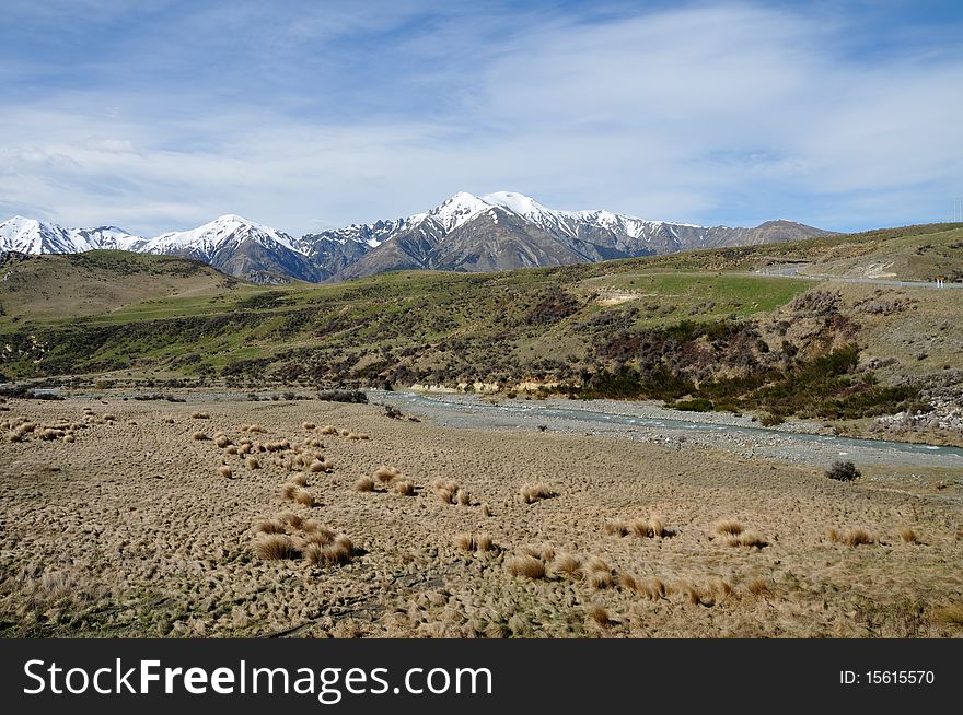 Plains and Peaks of the Arthur's Pass National Park, New Zealand
