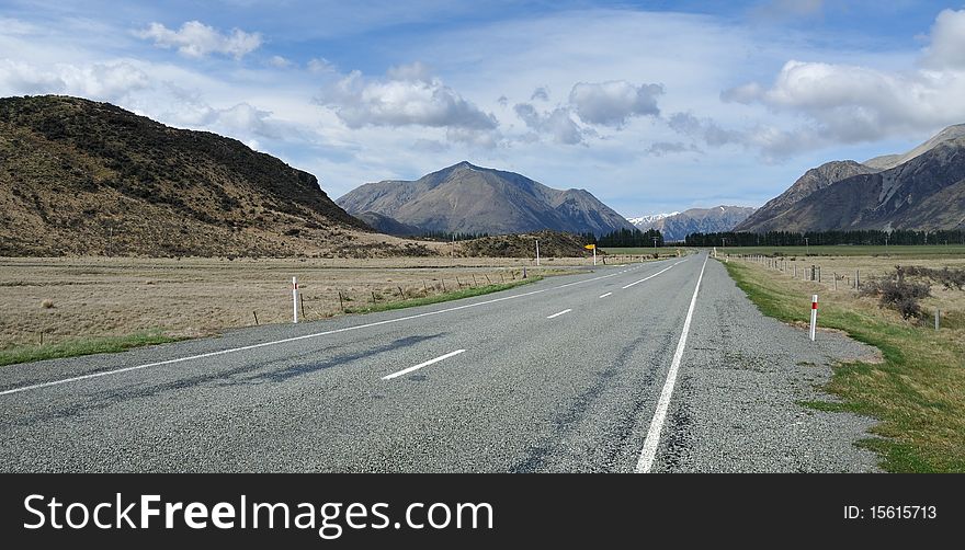 Road through Arthur s Pass