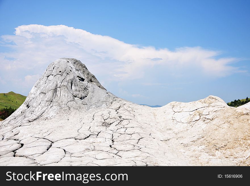 Muddy Volcanoes in Buzau, Romania