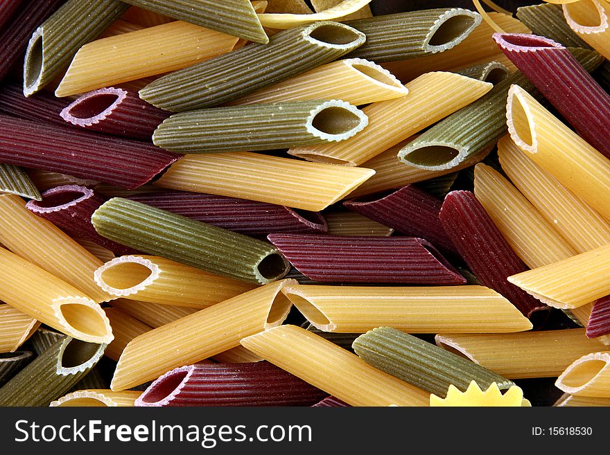 Raw pasta varied from the traditional Italian cook