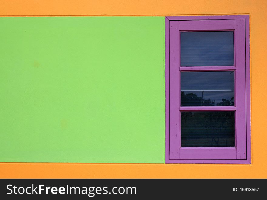 The colorfull window.,it use for background of computer