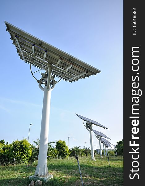 It is the solar energy station