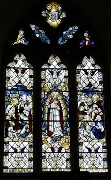 Stained Glass Window. Stock Photos