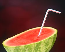 Refreshing Watermelon Drink Royalty Free Stock Photography Refreshing Watermelon Drink Royalty Free Stock Photography