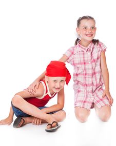 Brother And Sister Royalty Free Stock Photo Brother And Sister Royalty Free Stock Photo