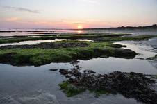 Sandy Beach At Low Tide Stock Photo Sandy Beach At Low Tide Stock Photo