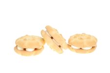 Whipped Cream Biscuits Stock Photography Whipped Cream Biscuits Stock Photography