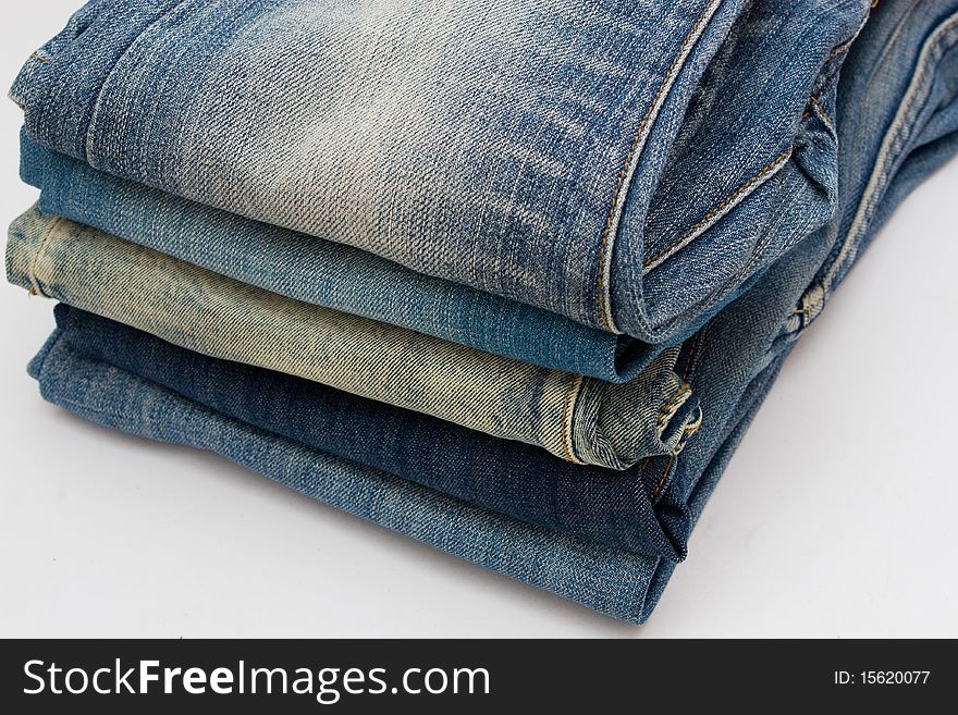 Blue jean stack for men