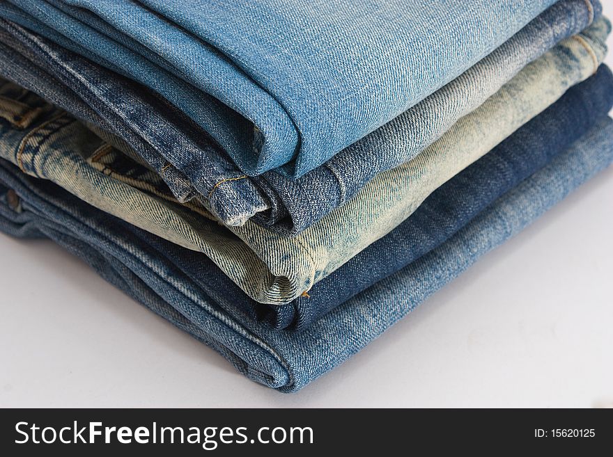 Blue jean stack for men