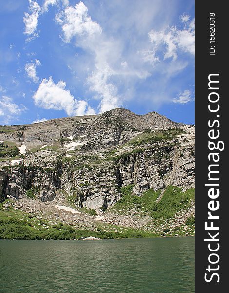 A beautiful mountain lake called Silver Lake Flat (Utah). A beautiful mountain lake called Silver Lake Flat (Utah)