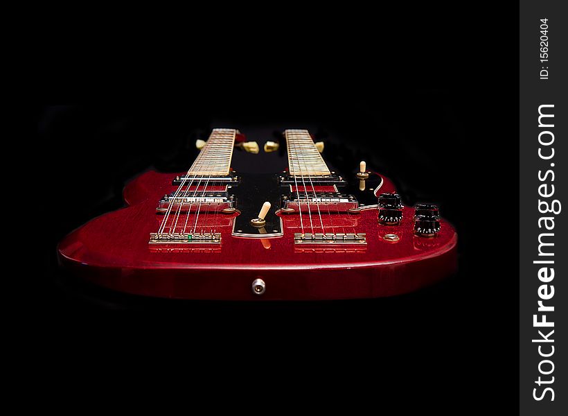 Floating Red Guitar