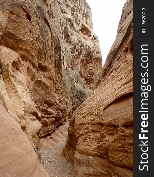 A slot canyon found in Souther Utah. A slot canyon found in Souther Utah