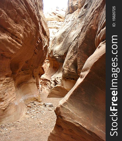 A slot canyon called Little Wild Horse in Utah. A slot canyon called Little Wild Horse in Utah