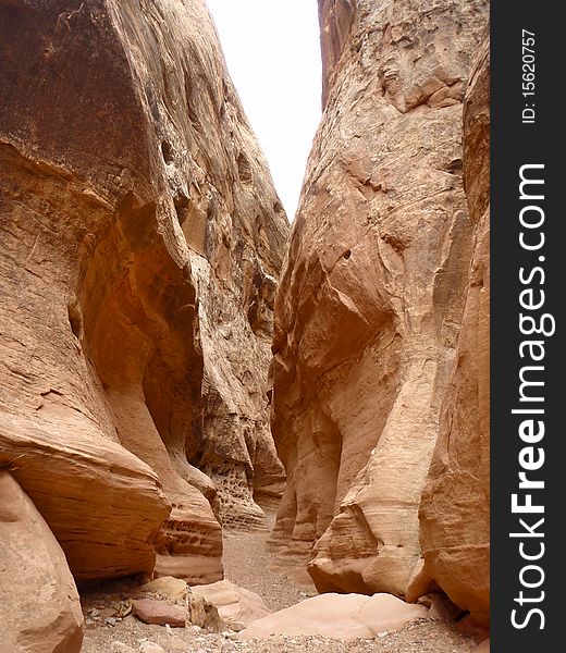 A slot canyon called Little Wild Horse