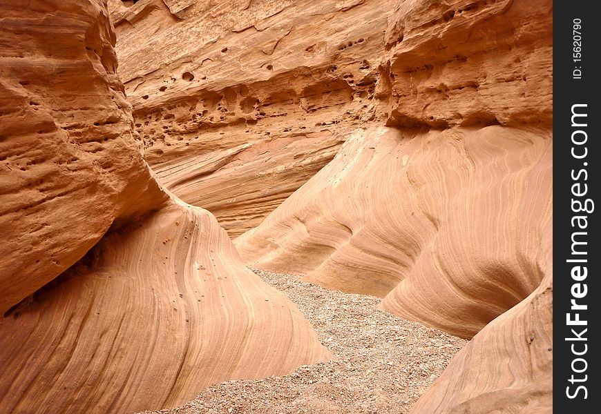 A slot canyon in Utah called Little Wild Horse