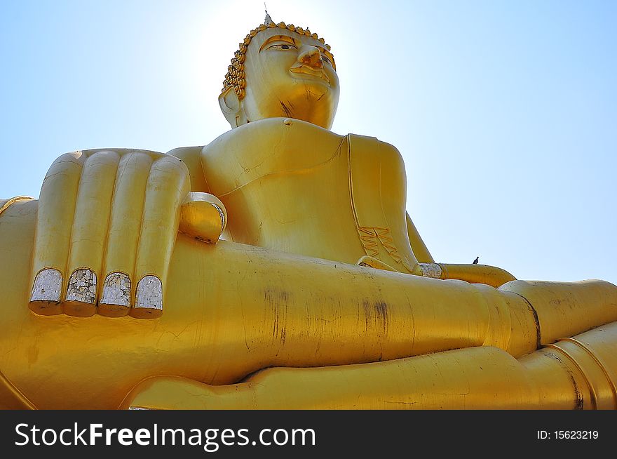 Image of Buddha at Wat Klongreua  , Phitsanulok  Thailand