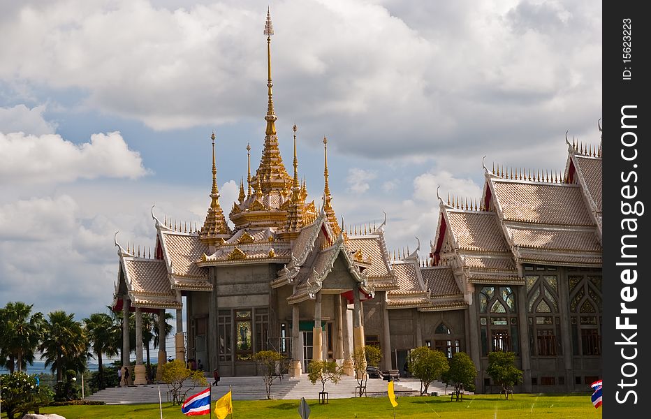 Hall of Arts in Thai temples In Nakhon Ratchasima. Hall of Arts in Thai temples In Nakhon Ratchasima