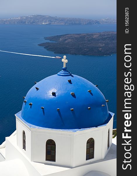 Church bells on Santorini island, Greece