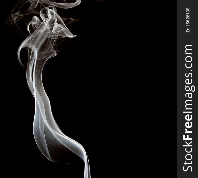 The Abstract Figure Of The Smoke