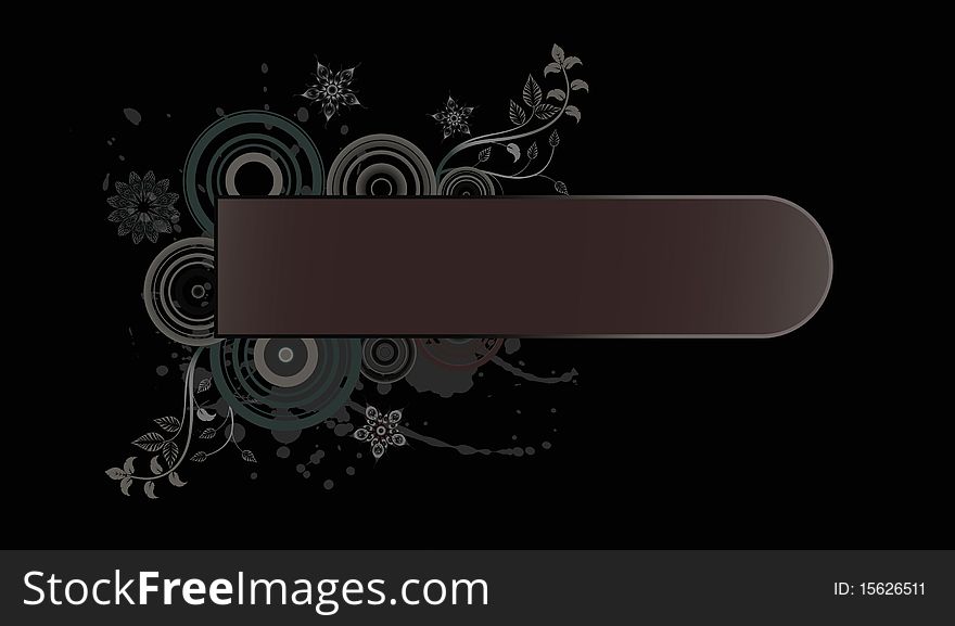 Decorative Panel. Background. Vector Illustration.