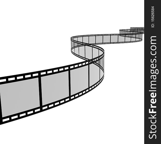 High quality filmstrip 3D render. Great for cinema concept. High quality filmstrip 3D render. Great for cinema concept.