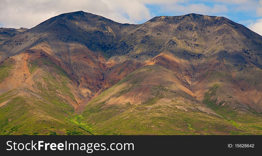 Landscape of Mountains, plains in Alaska. Landscape of Mountains, plains in Alaska