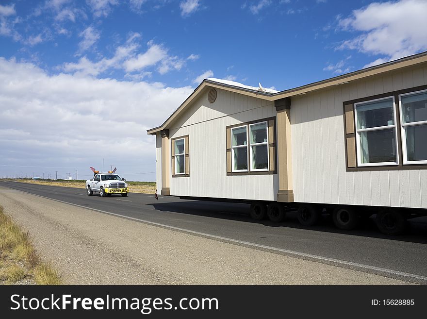 Home on the road of New Mexico