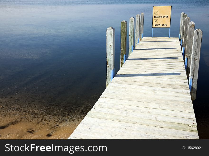 Launch area - seen by Lake Michigan.