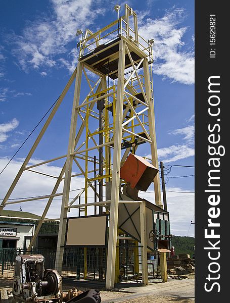 Operational goldmine located in the mountains of  Cripple Creek, Colorado