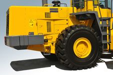 Yellow Bulldozer Background Stock Photo Yellow Bulldozer Background Stock Photo