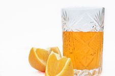 The Orange Juice Royalty Free Stock Photography