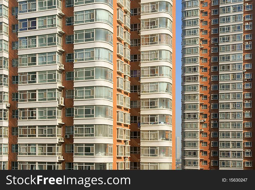 Residential Buildings in Taiyuan, Shanxi, China.