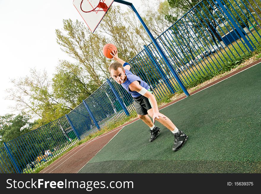 Street Basketball Player