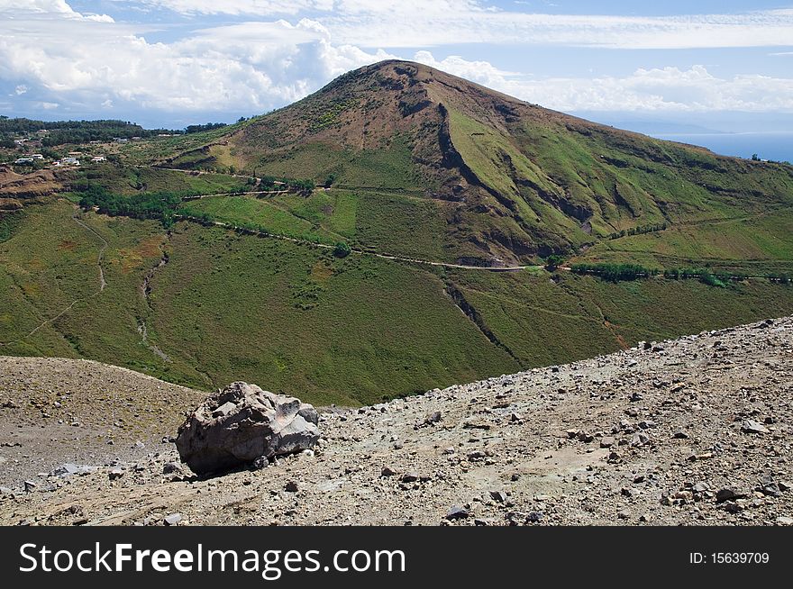 Mountains Formed by Volcanic Activity