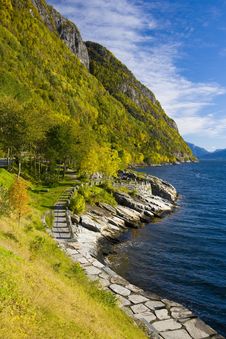 Landscape In Norway Royalty Free Stock Photo Landscape In Norway Royalty Free Stock Photo