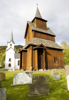 Torpo Stavkirke, Norway Stock Photography Torpo Stavkirke, Norway Stock Photography