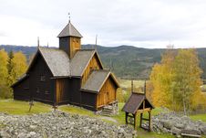 Uvdal Stavkirke, Norway Royalty Free Stock Photos Uvdal Stavkirke, Norway Royalty Free Stock Photos