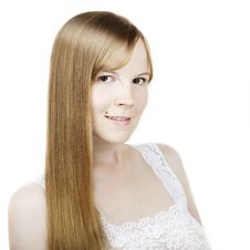 Young Woman With Luxuriant Healthy Long Hair Stock Image Young Woman With Luxuriant Healthy Long Hair Stock Image