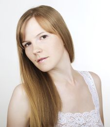 Young Woman With Luxuriant Healthy Long Hair Royalty Free Stock Images Young Woman With Luxuriant Healthy Long Hair Royalty Free Stock Images