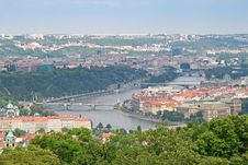 Prague, The Moldau River Royalty Free Stock Photography