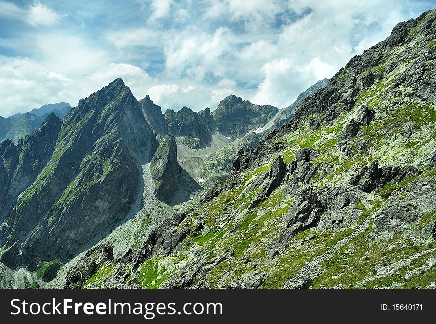 Height tatras - nice mountains in Slovakia