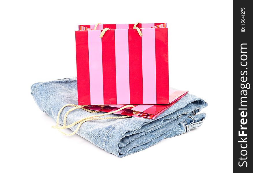 Fancy Gift Bag with Jeans