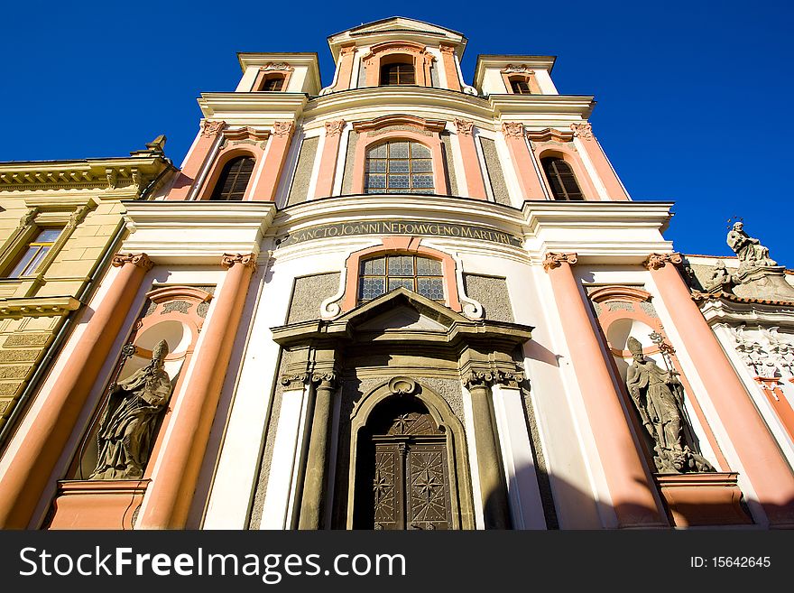 Church of St. Jan Nepomucky, Kutna Hora, Czech Republic