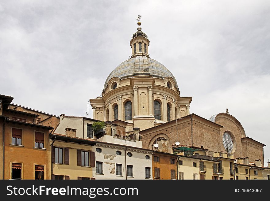 Mantova, Dome Of Basilica Di Sant Andrea, Italy