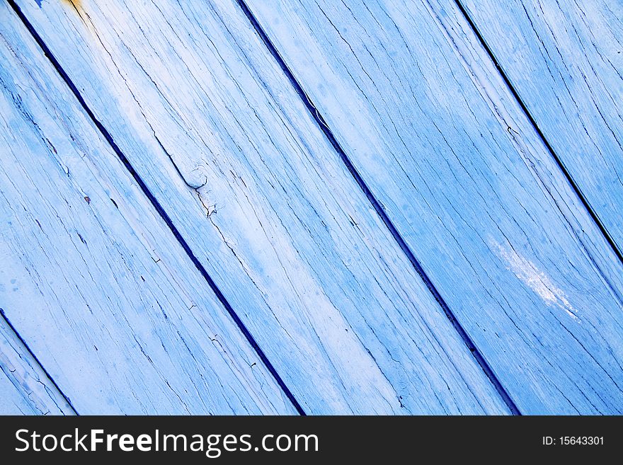 Background wooden slats painted blue. Background wooden slats painted blue