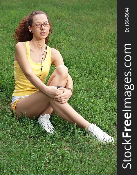 Young Woman on a meadow