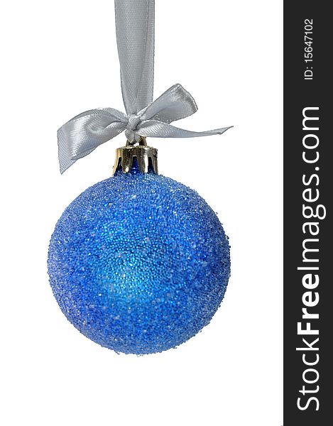 Christmas ball isolated on white background. Christmas ball isolated on white background