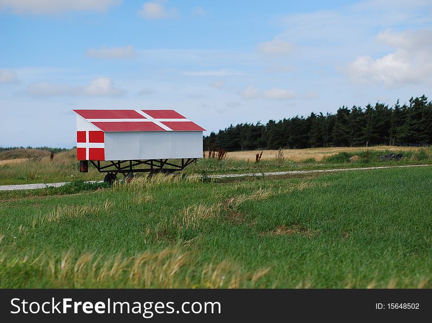 Danish national landscape detail composition